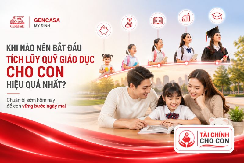 Khi nào nên bắt đầu tích lũy giáo dục cho con hiệu quả nhất