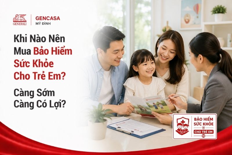 Khi nào nên mua bảo hiểm sức khỏe cho trẻ em, càng sớm càng có lợi.