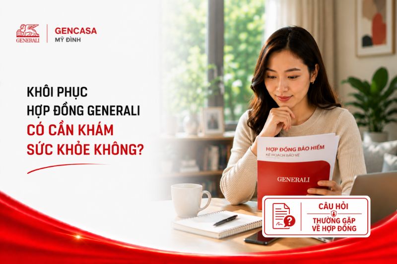 Khôi phục hợp đồng generali có cần khám sức khỏe không
