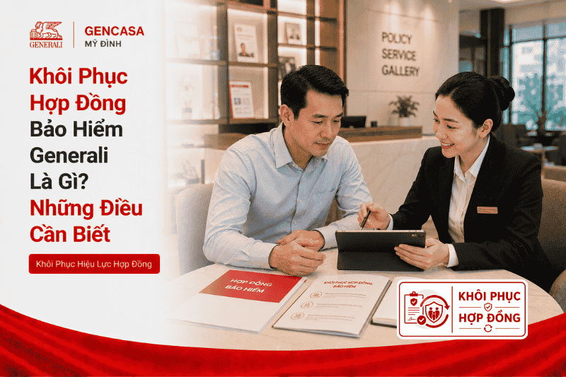 Khôi phục hợp đồng bảo hiểm generali là gì, những điều cần biết