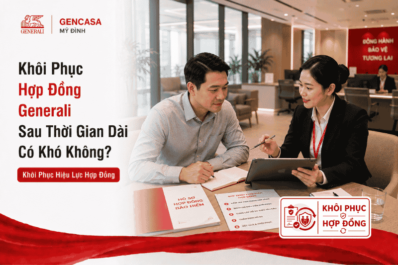 Khôi phục hợp đồng generali sau thời gian dài có khó không