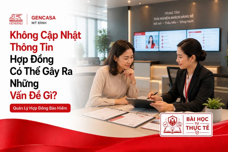 Không cập nhật thông tin hợp đồng có thể gây ra những vấn đề gì