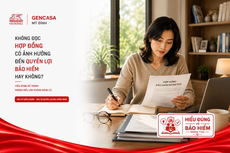 Không đọc hợp đồng có ảnh hưởng đến quyền lợi bảo hiểm hay không