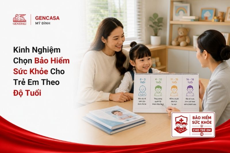 Kinh nghiệm chọn bảo hiểm sức khỏe cho trẻ em theo độ tuổi.