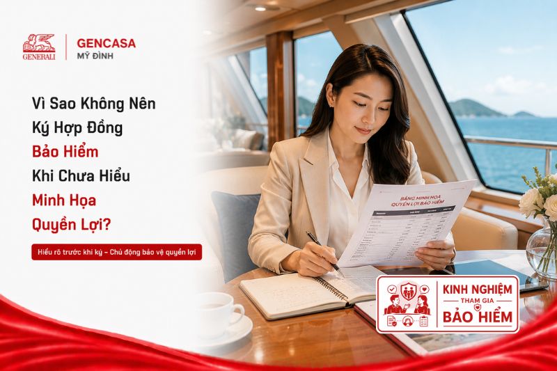 Vì sao không nên ký hợp đồng bảo hiểm khi chưa hiểu minh họa quyền lợi