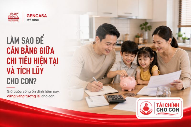 Làm sao để cân bằng giữa chi tiêu hiện tại và tích lũy cho con