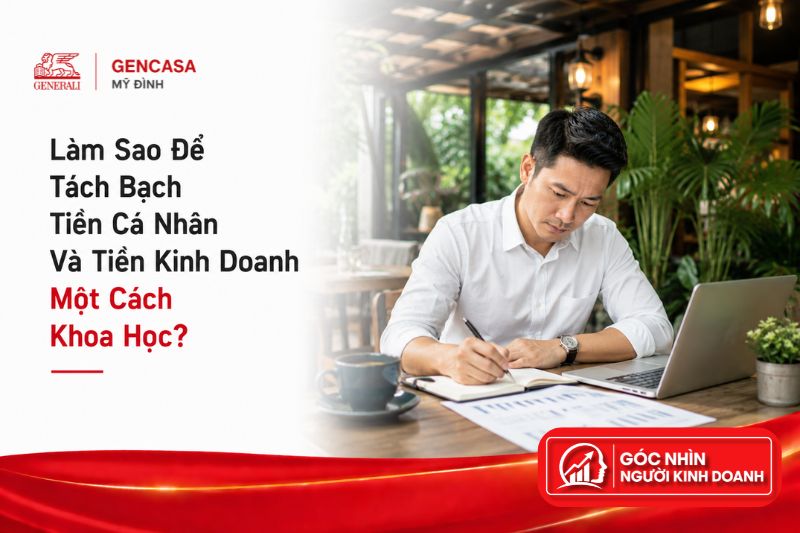 Làm sao để tách bạch tiền cá nhân và tiền kinh doanh một cách khoa học