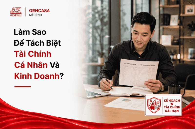 Làm sao để tách biệt tài chính cá nhân và kinh doanh