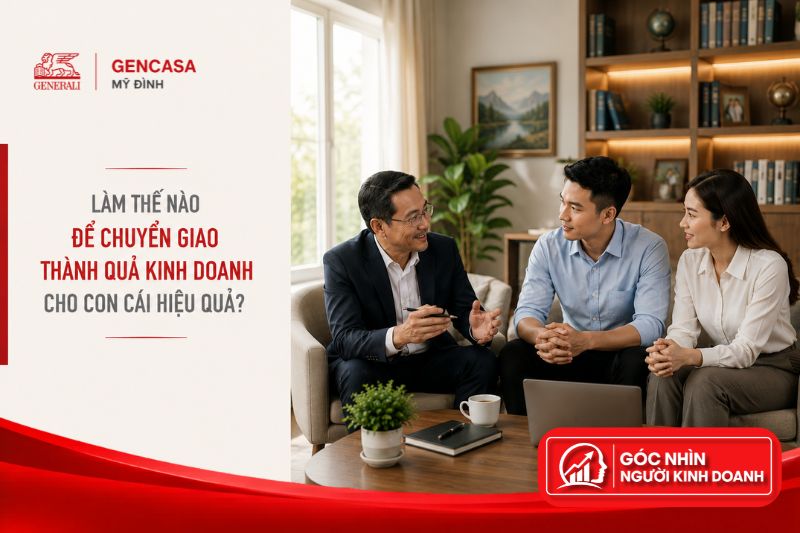 Làm thế nào để chuyển giao thành quả kinh doanh cho con cái hiệu quả