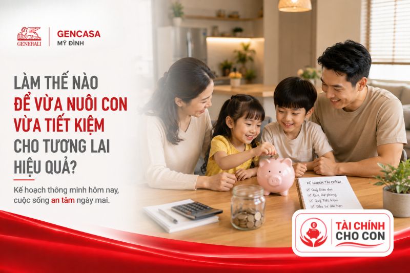 Làm thế nào để nuôi con vừa tiết kiệm cho tương lai hiệu quả