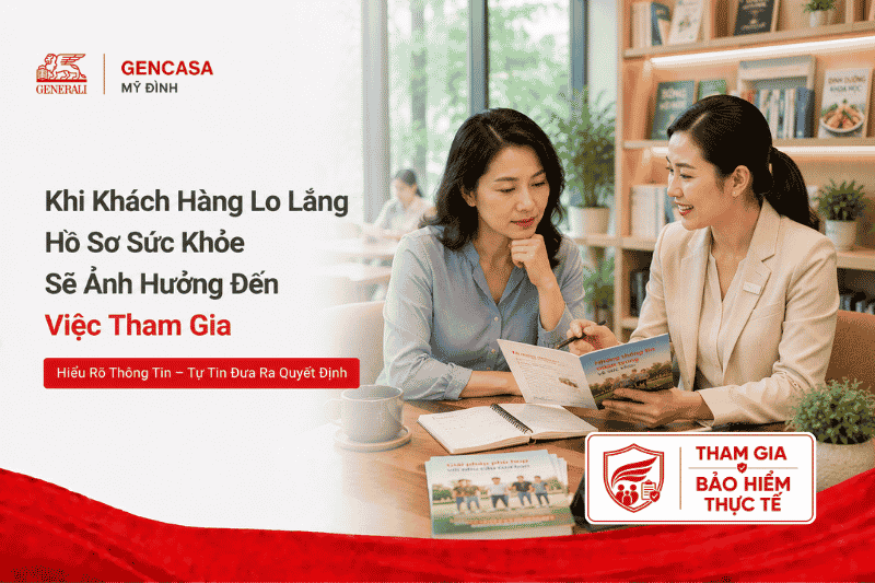 Khi khách hàng lo lắng hồ sơ sức khỏe sẽ ảnh hưởng đến việc tham gia