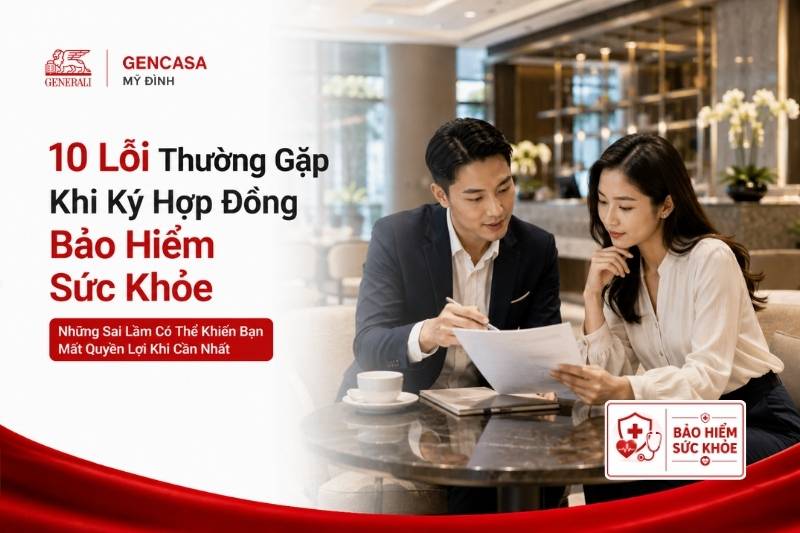 Những lỗi thường gặp khi ký hợp đồng bảo hiểm sức khỏe.