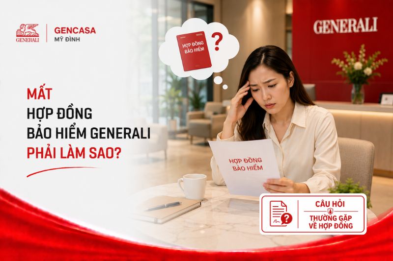 Mất hợp đồng bảo hiểm generali phải làm sao