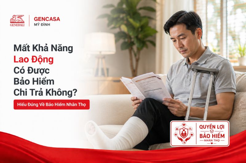 Mất khả năng lao động có được bảo hiểm chi trả không