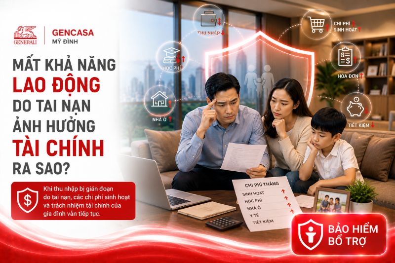 Mất khả năng lao động do tai nạn ảnh hưởng tài chính ra sao