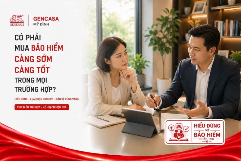 Có phải mua bảo hiểm càng sớm càng tốt trong mọi trường hợp