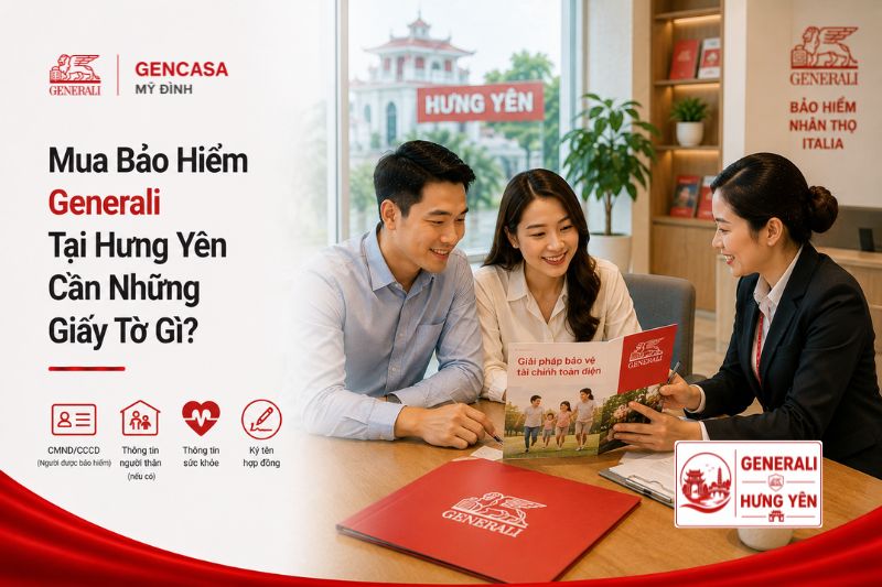 Mua bảo hiểm Generali tại Hưng Yên cần những giấy tờ gì.
