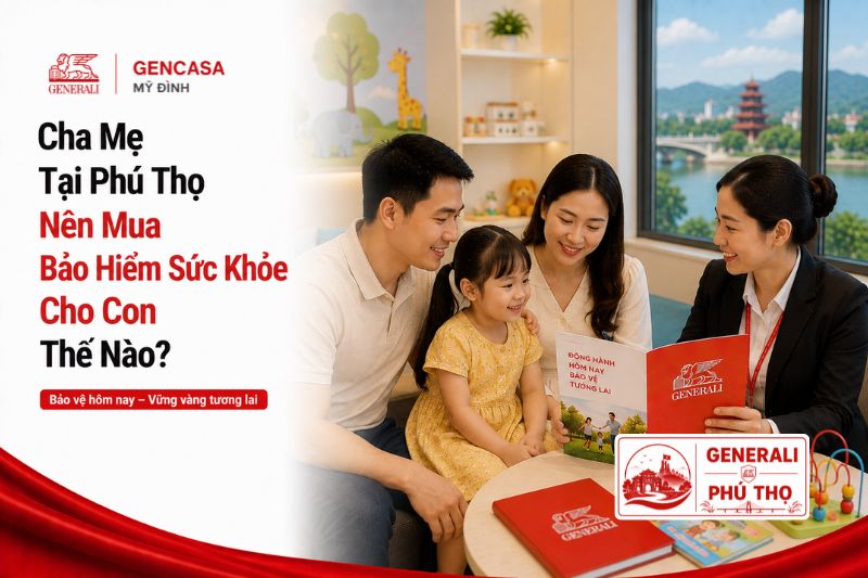Cha mẹ tại Phú Thọ nên mua bảo hiểm sức khỏe cho con thế nào.