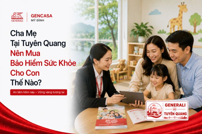 Cha mẹ tại Tuyên Quang nên mua bảo hiểm sức khỏe cho con thế nào.