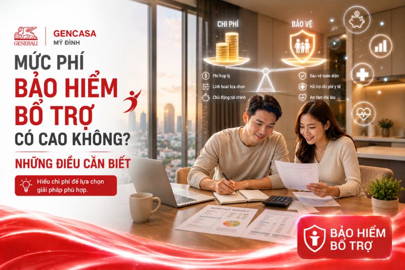 Mức phí bảo hiểm bổ trợ có cao không