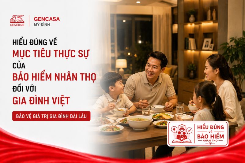 Hiểu đúng về mục tiêu thực sự của bảo hiểm nhân thọ đối với gia đình việt