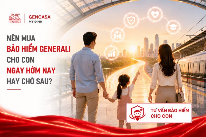 Nên mua bảo hiểm generali cho con ngày hôm nay hay chờ sau