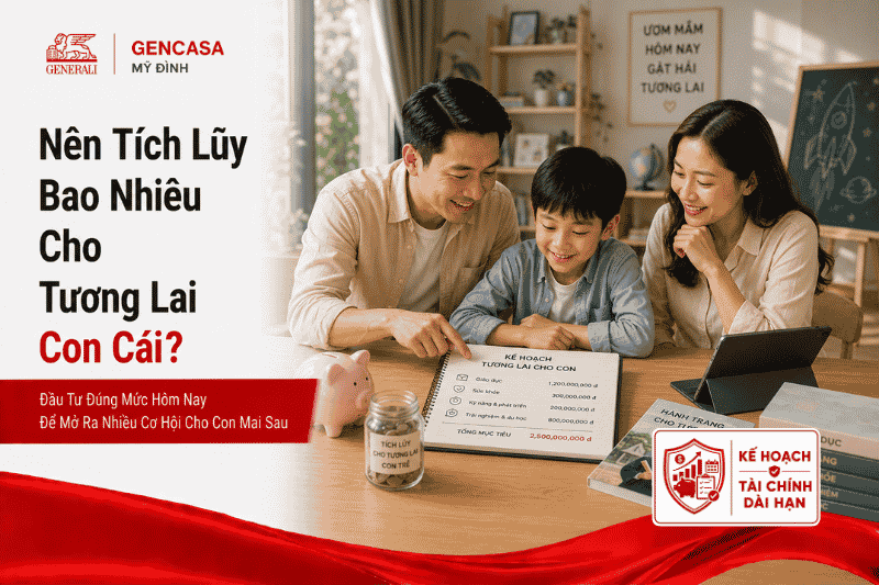 Nên tích lũy bao nhiêu cho tương lai con cái