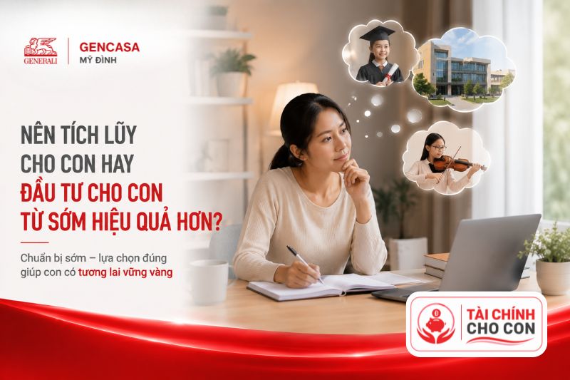 Nên tích lũy cho con hay đầu tư cho con từ sớm hiệu quả hơn