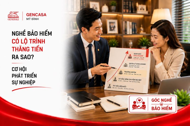 Nghề bảo hiểm có lộ trình thăng tiến ra sao