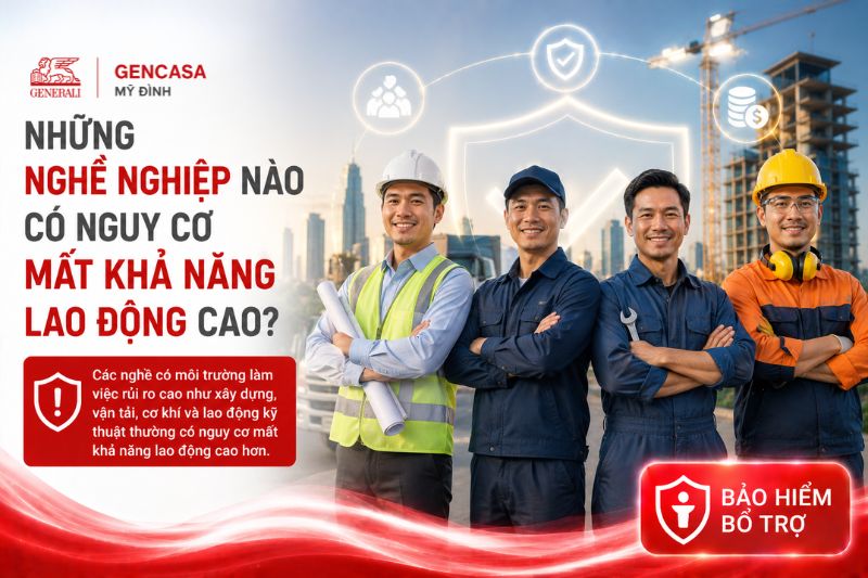 Những nghề nghiệp nào có nguy cơ mất khả năng lao động cao