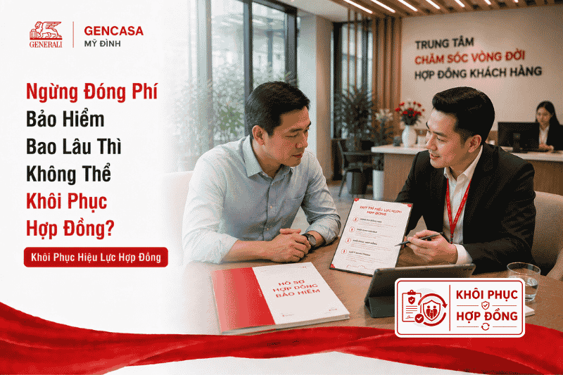 Ngừng đóng phí bảo hiểm bao lâu thì không thể khôi phục hợp đồng