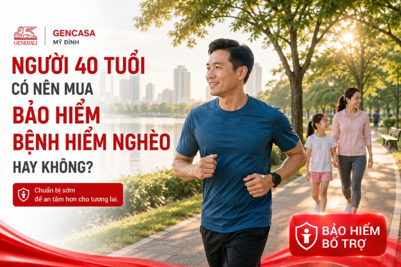 Người 40 tuổi có nên mua bảo hiểm bệnh hiểm nghèo hay không