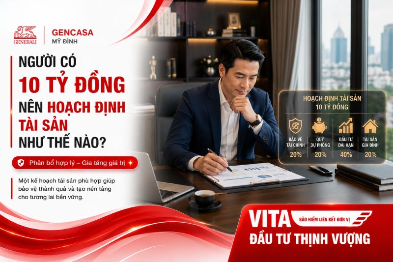 Người có 10 tỷ đồng nên hoạch định tài sản như thế nào
