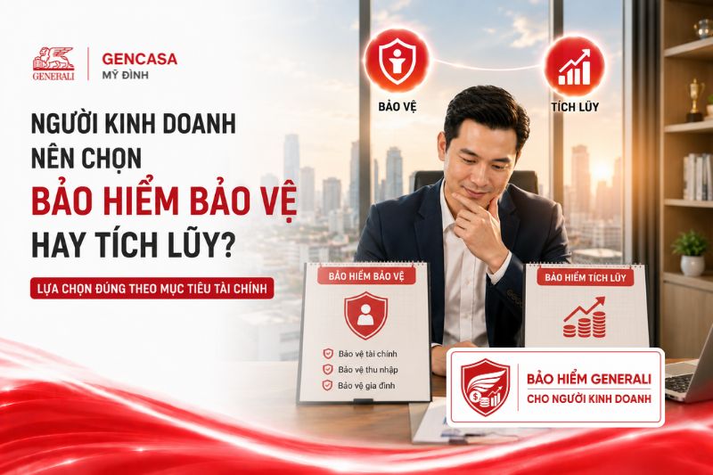 Người kinh doanh nên chọn bảo hiểm bảo vệ hay tích lũy