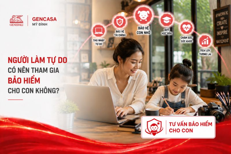 Người làm tự do có nên tham gia bảo hiểm cho con không