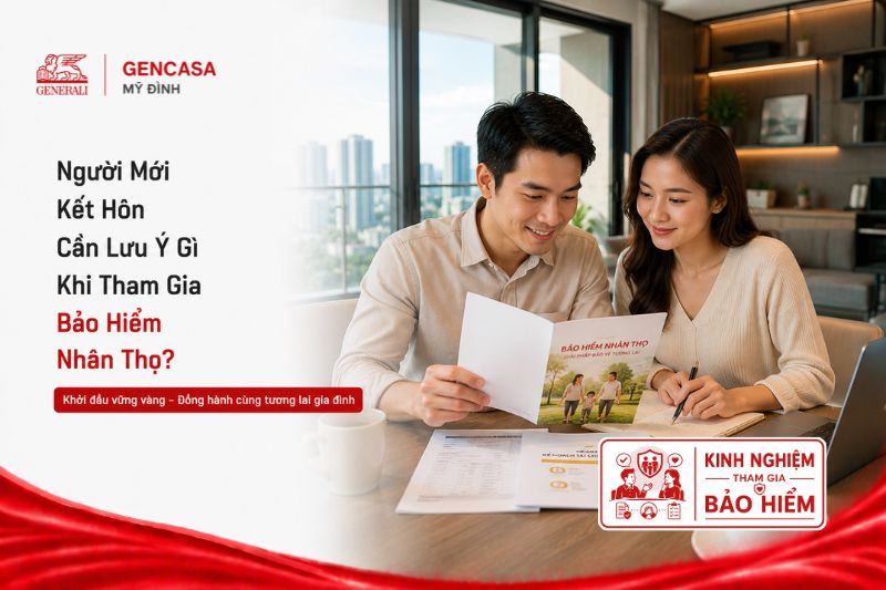 Người mới kết hon cần lưu ý gì khi tham gia bảo hiểm nhân thọ