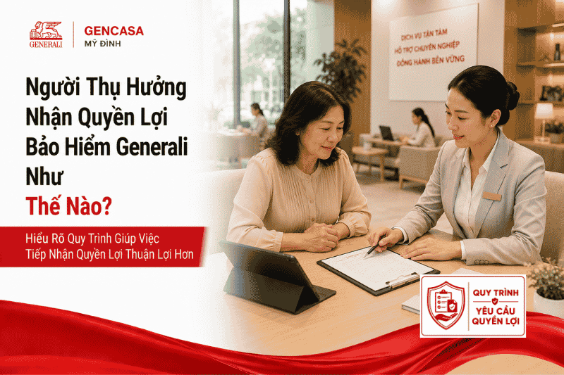 Người thụ hưởng nhận quyền lợi bảo hiểm generali như thế nào