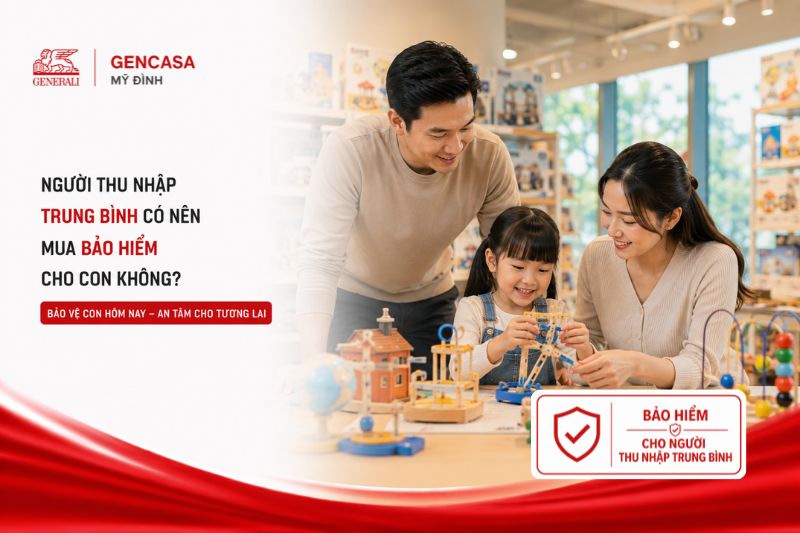 Người thu nhập trung bình có nên mua bảo hiểm cho con không