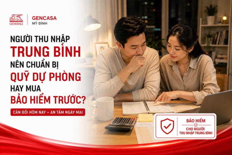 Người thu nhập trung bình nên chuẩn bị quỹ dự phòng hay mua bảo hiểm trước