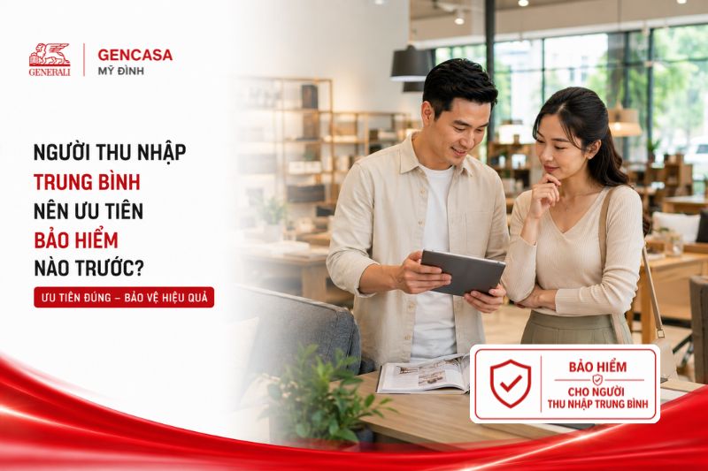 Người thu nhập trung bình nên ưu tiên bảo hiểm nào trước