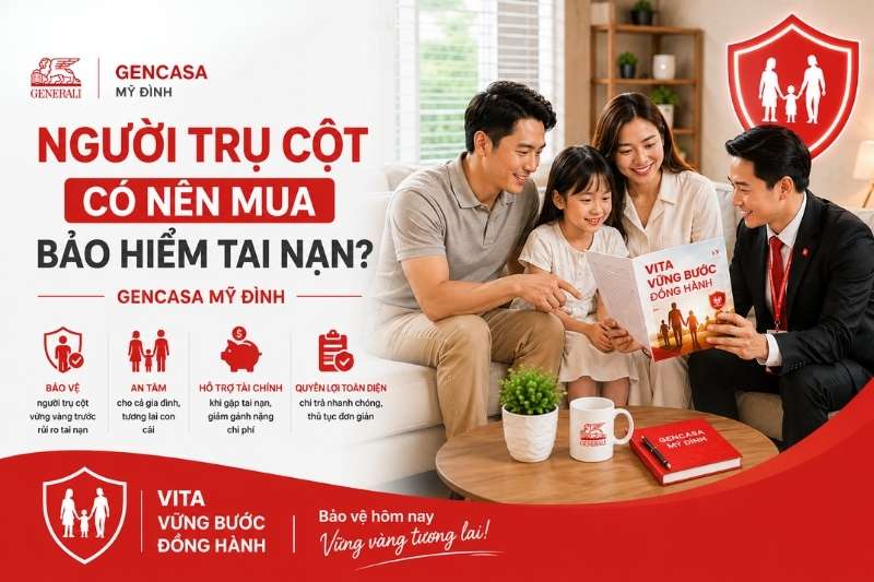 Người trụ cột có nên mua bảo hiểm tai nạn.