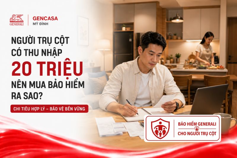 Người trụ cột có thu nhập 20 triệu nên mua bảo hiểm ra sao