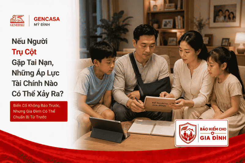 Nếu người trụ cột gặp tai nạn, những áp lực tài chính nào có thể xảy ra