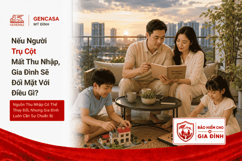 Nếu người trụ cột mất thu nhập, gia đình sẽ đối mặt với điều gì