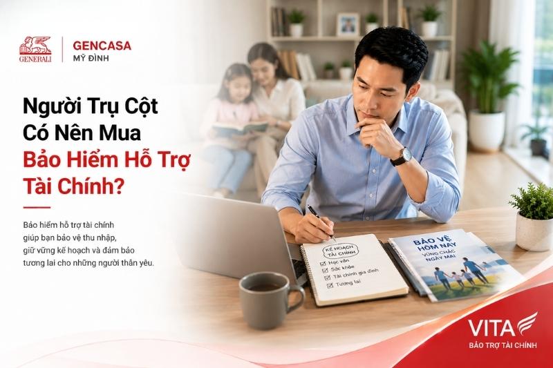 Người trụ cột có nên mua bảo hiểm hỗ trợ tài chính