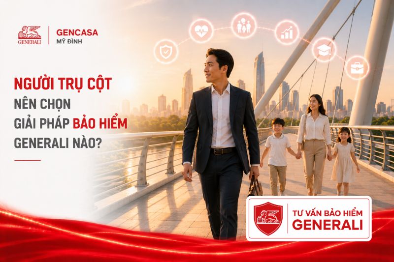 Người trụ cột nên chọn giải pháp bảo hiểm generali nào