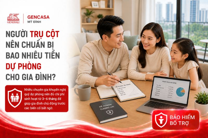 Người trụ cột nên chuẩn bị bao nhiêu tiền dự phòng cho gia đình