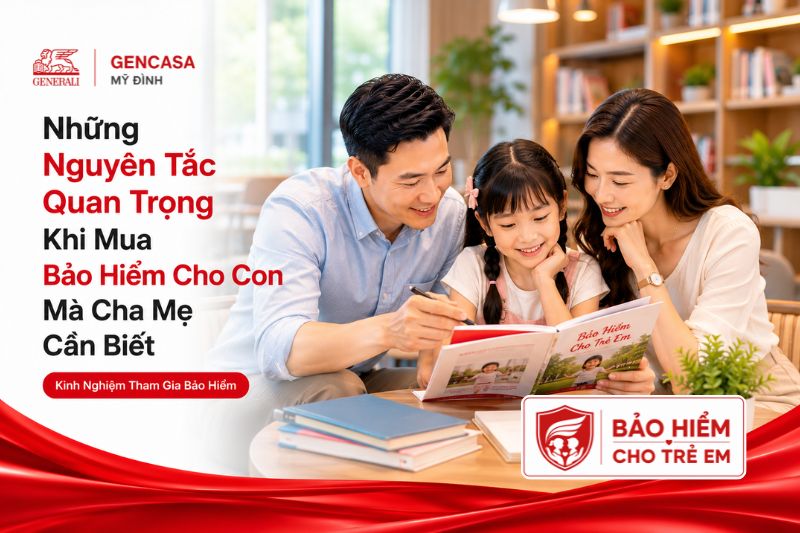 Những nguyên tắc quan trọng khi mua bảo hiểm cho con mà cha mẹ cần biết