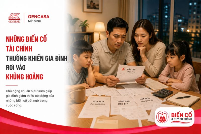 Những biến cố tài chính thường khiến gia đình rơi vào khủng hoảng