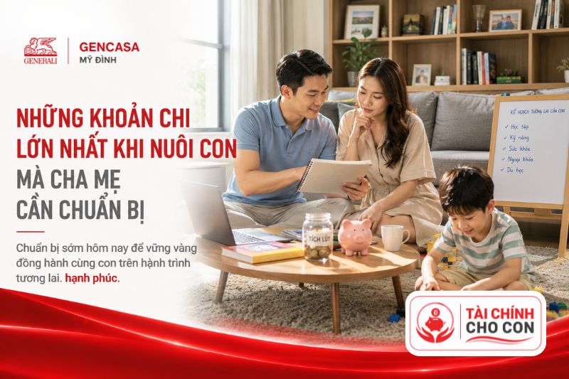 Những khoản chi lớn nhất khi nuôi con mà cha mẹ cần chuẩn bị